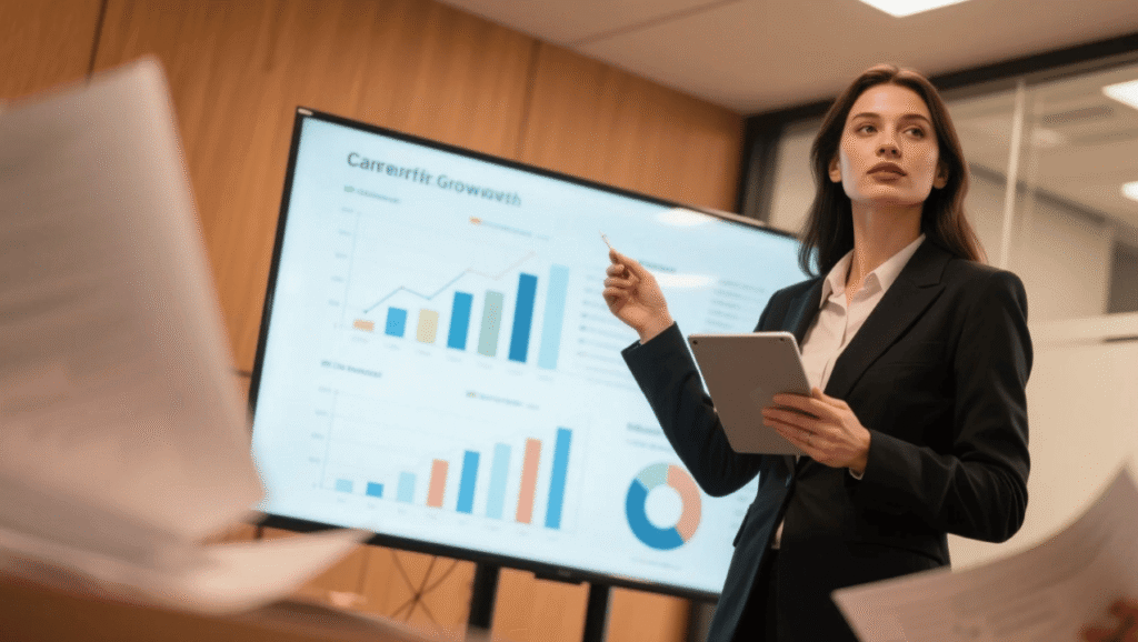 Women's career growth strategies